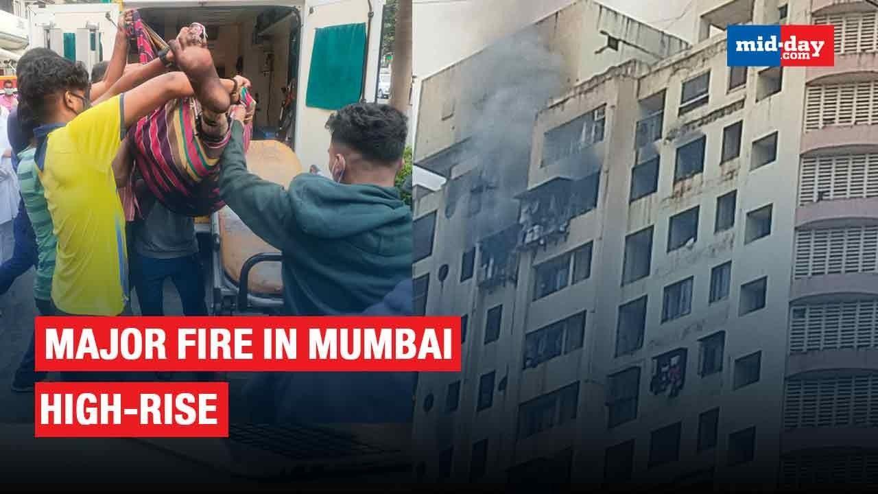 Major Fire In Mumbai High Rise Building